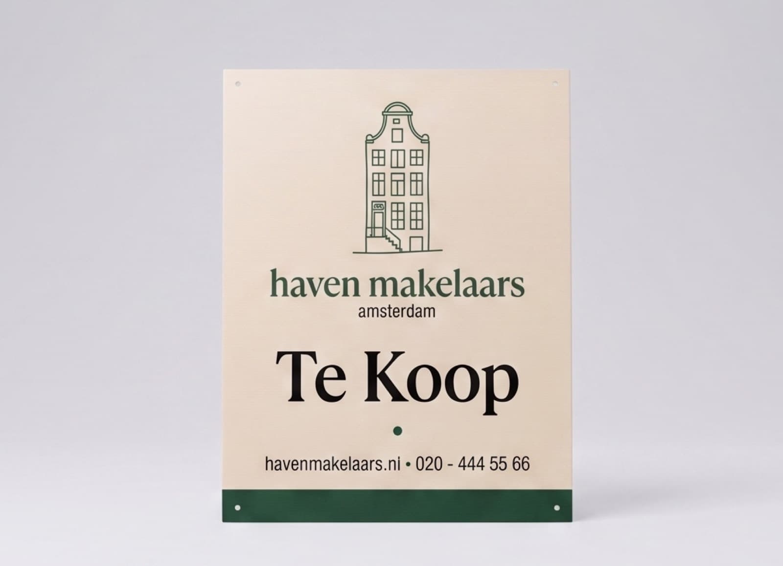 Makelaarsborden te koop — Stadszicht